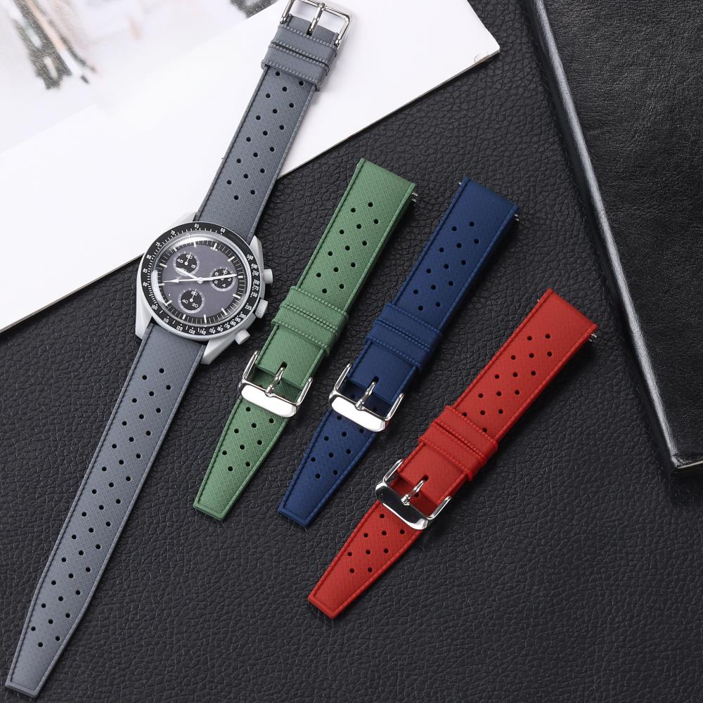 Citizen Watches Smartwatch - Тропический силиконовый ремешок для часов 18