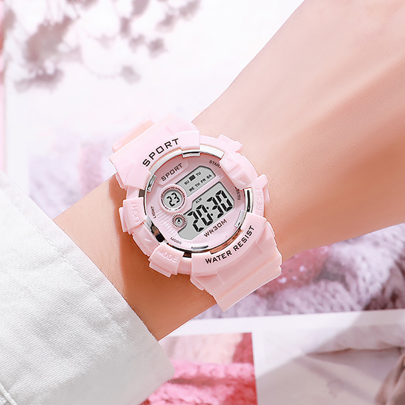 Smartwatch Watches Gift For Girls - Модные детские часы, светящиеся водонепроницаемые спортивные