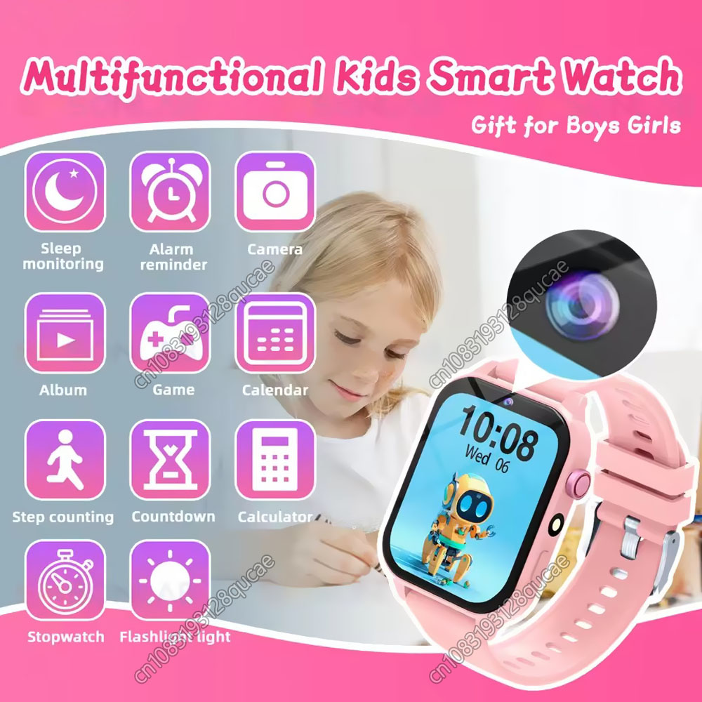 Smartwatch Watches Gift For Boys On Birthday - 2025 Новые Смарт-часы для детей HD