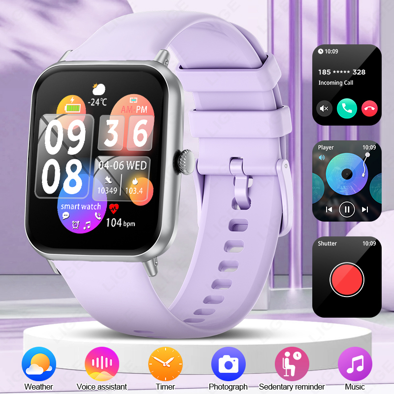 Smartwatch Ladies Watches For Women - LIGE модные 1,83 