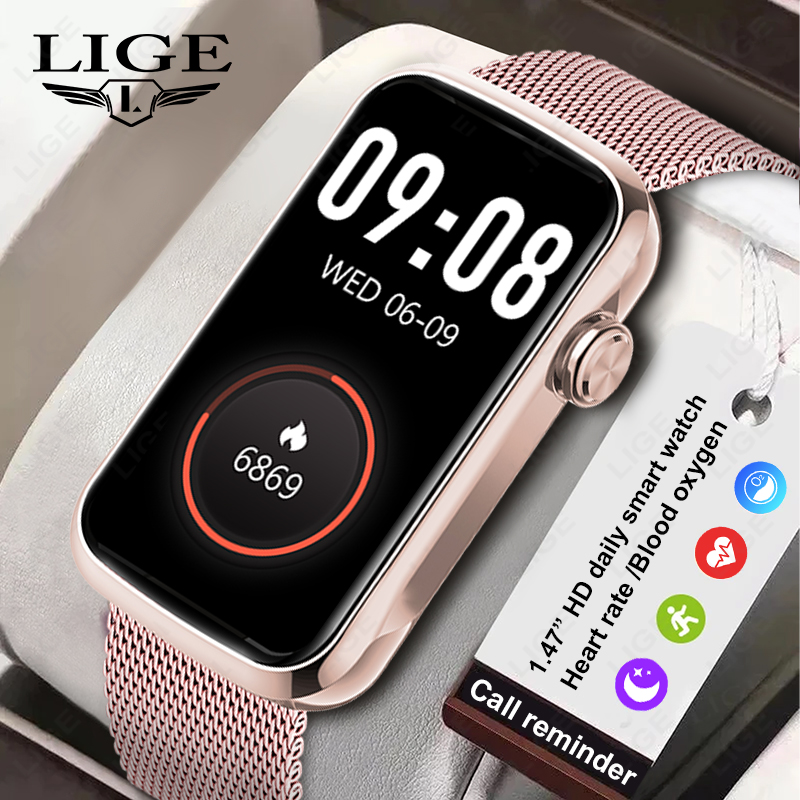 Smartwatch Ladies Watches For Women - LIGE 1,47 ''Смарт-часы для женщин и