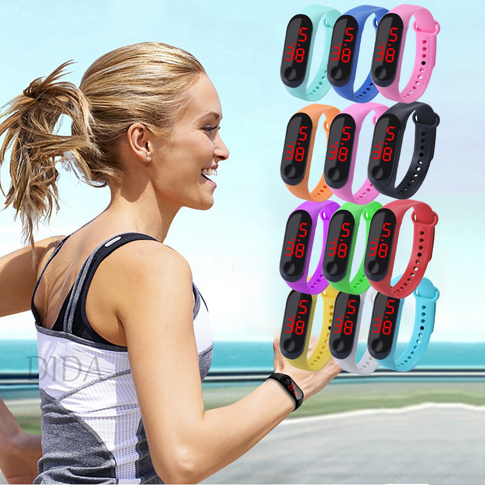 Smartwatch Watches For Kids - Спортивный уличный браслет Электронные часы Спортивные