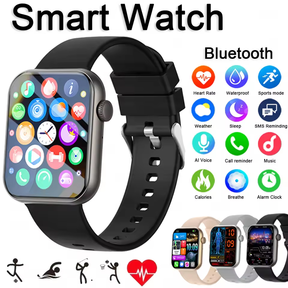 Smartwatch Ladies Watches For Women - Мужские умные часы-трекер фитнес-активности с Bluetooth-вызовами,