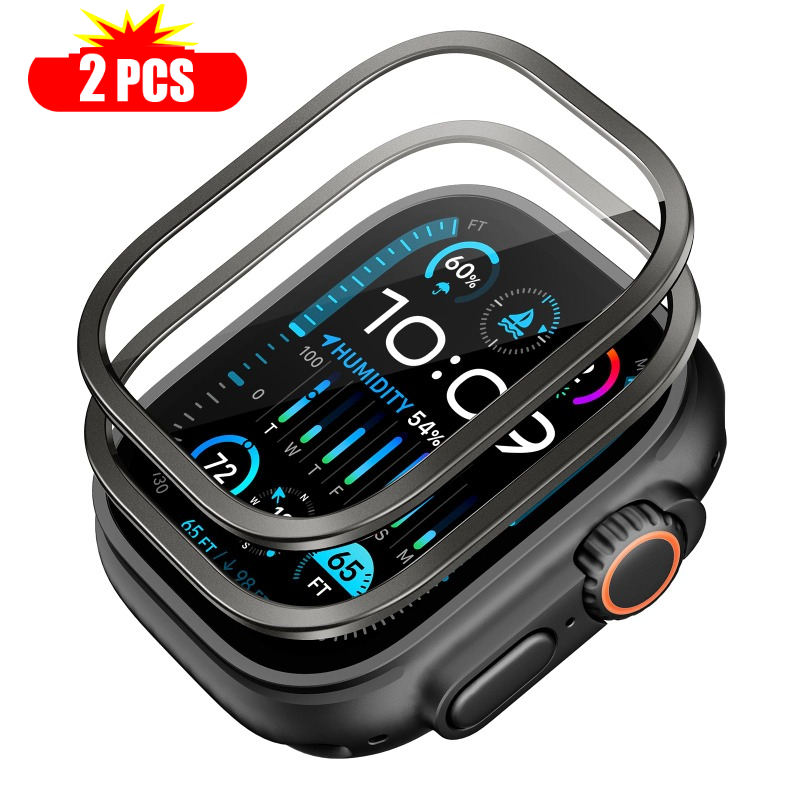 Smartwatch Watches For Men - 2 шт. закаленное стекло для Apple