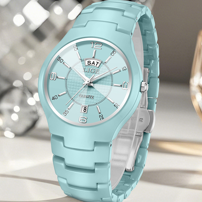Luxury Ceramic Watch - Женские наручные часы LIGE, роскошные женские