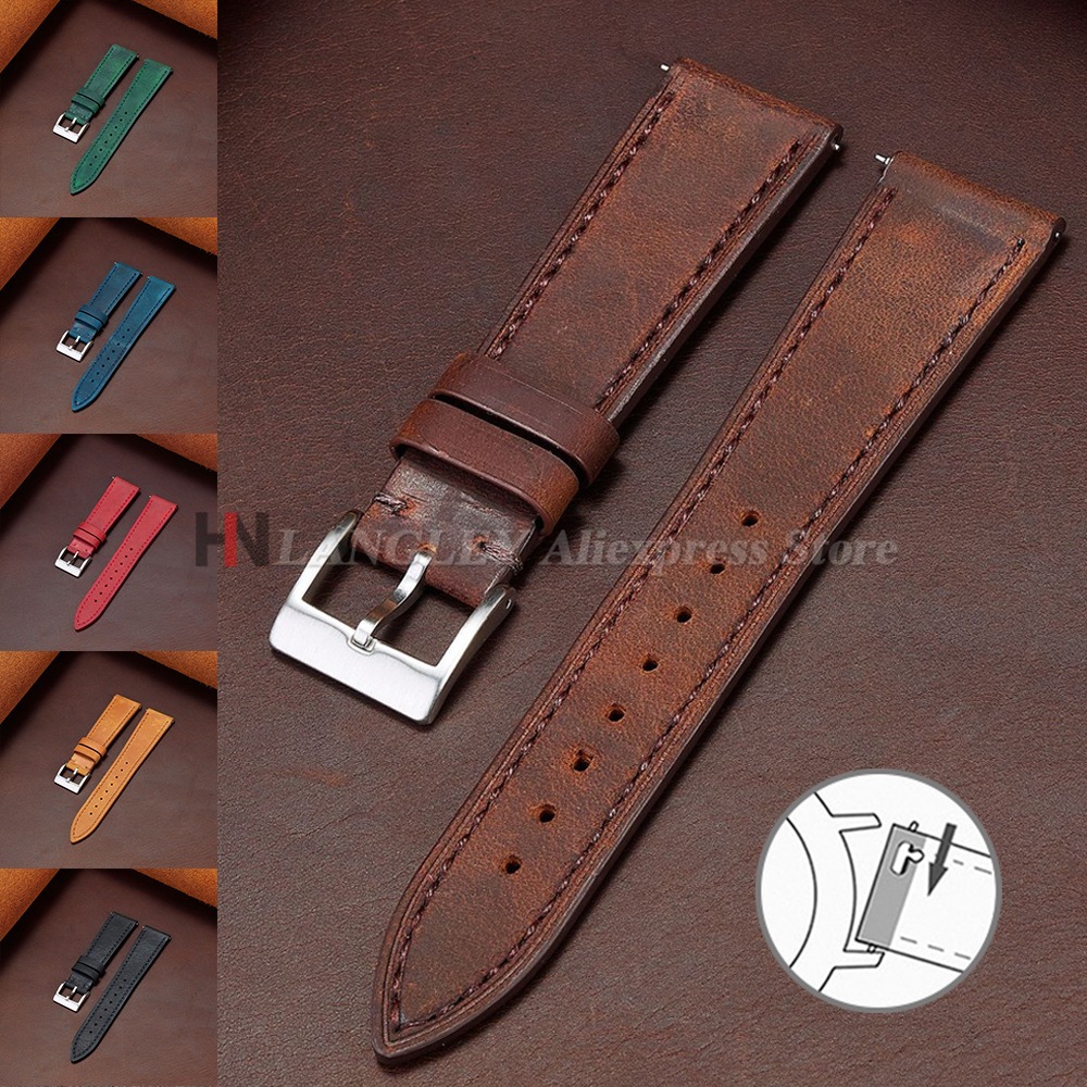 Smartwatch Vintage Watches For Women - Ремешок для часов из натуральной кожи