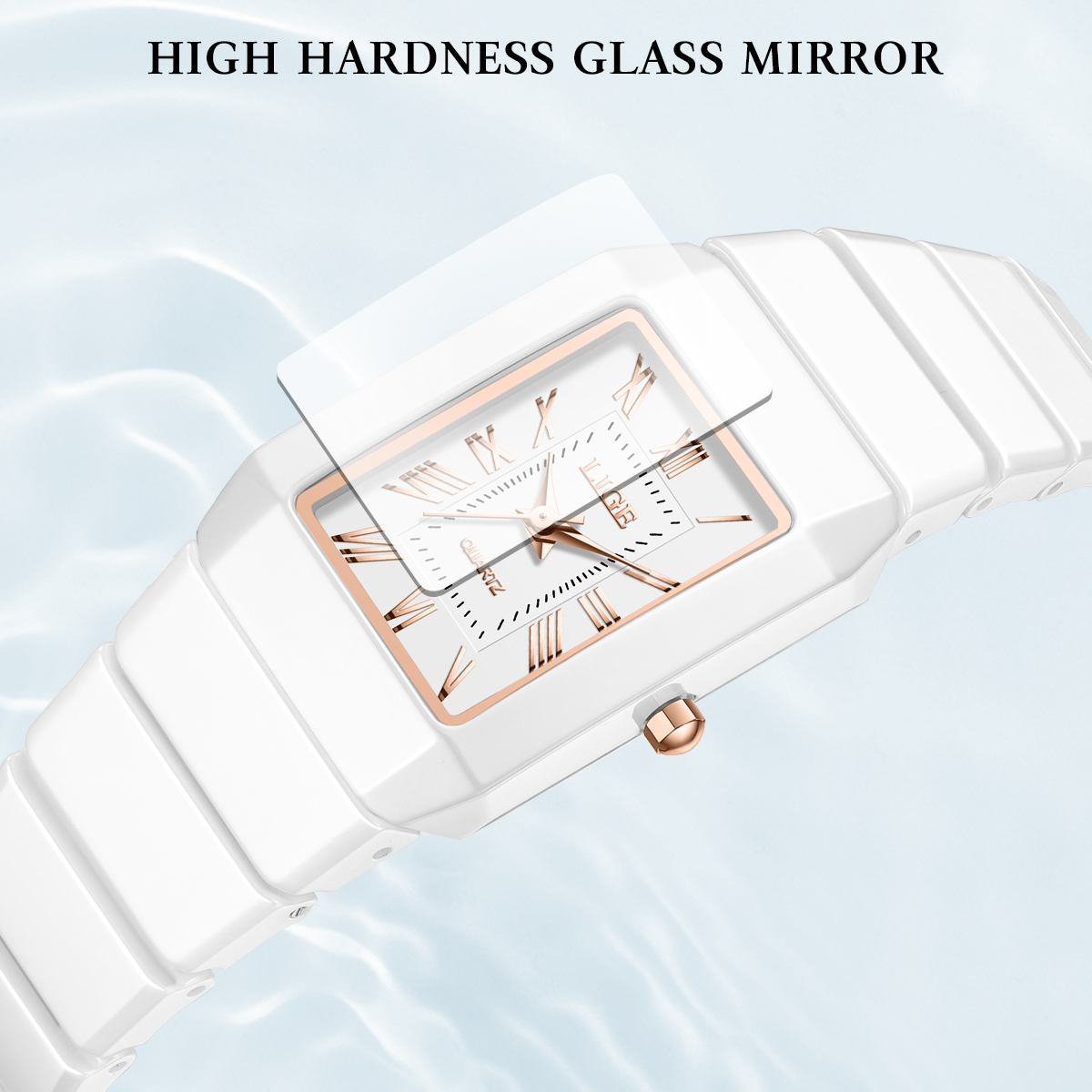 Часы LIGE, женские наручные ча – обзор и цена Luxury Ceramic Watch