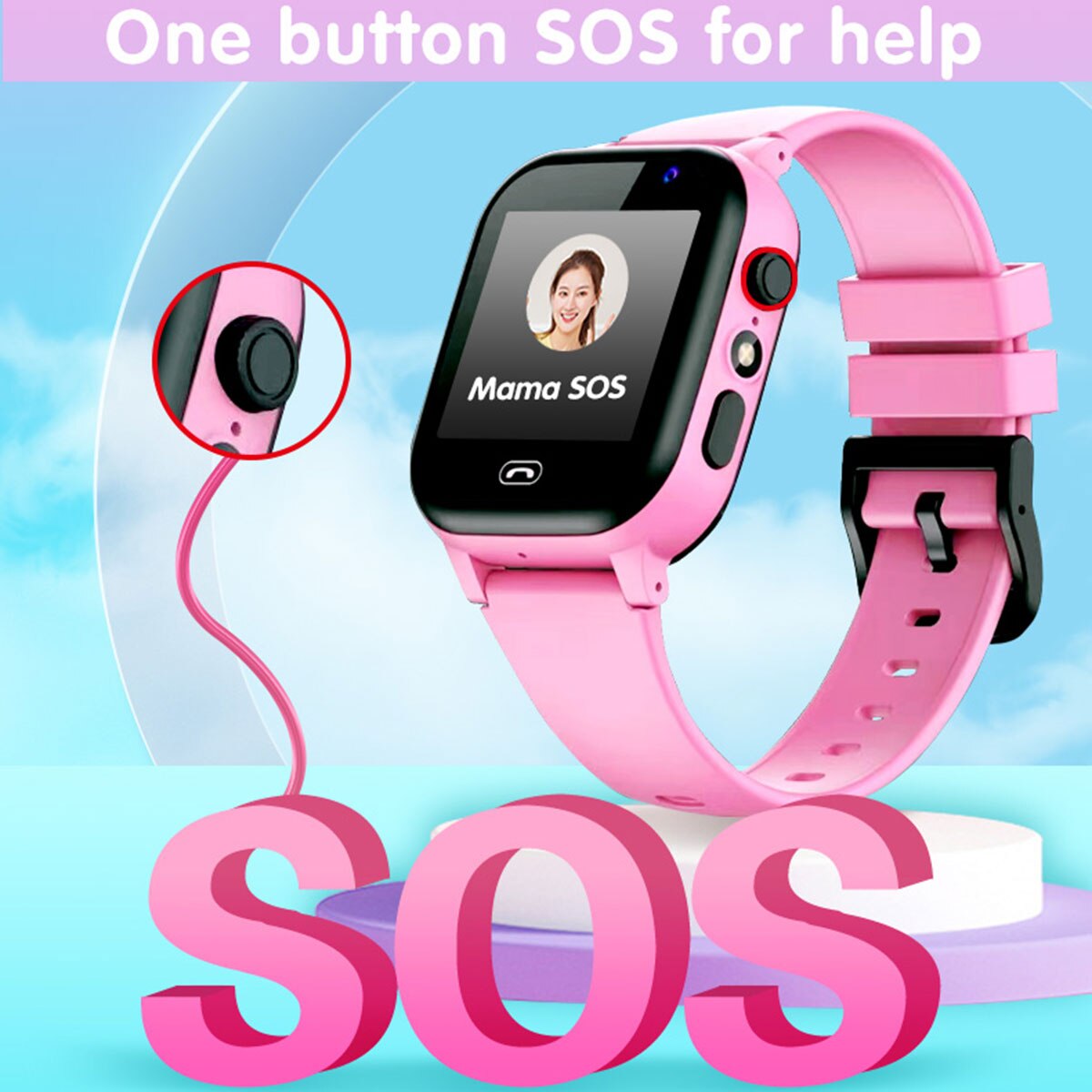 Детские Смарт-часы с функцией  – обзор и цена Smartwatch Watches Gift For Girls