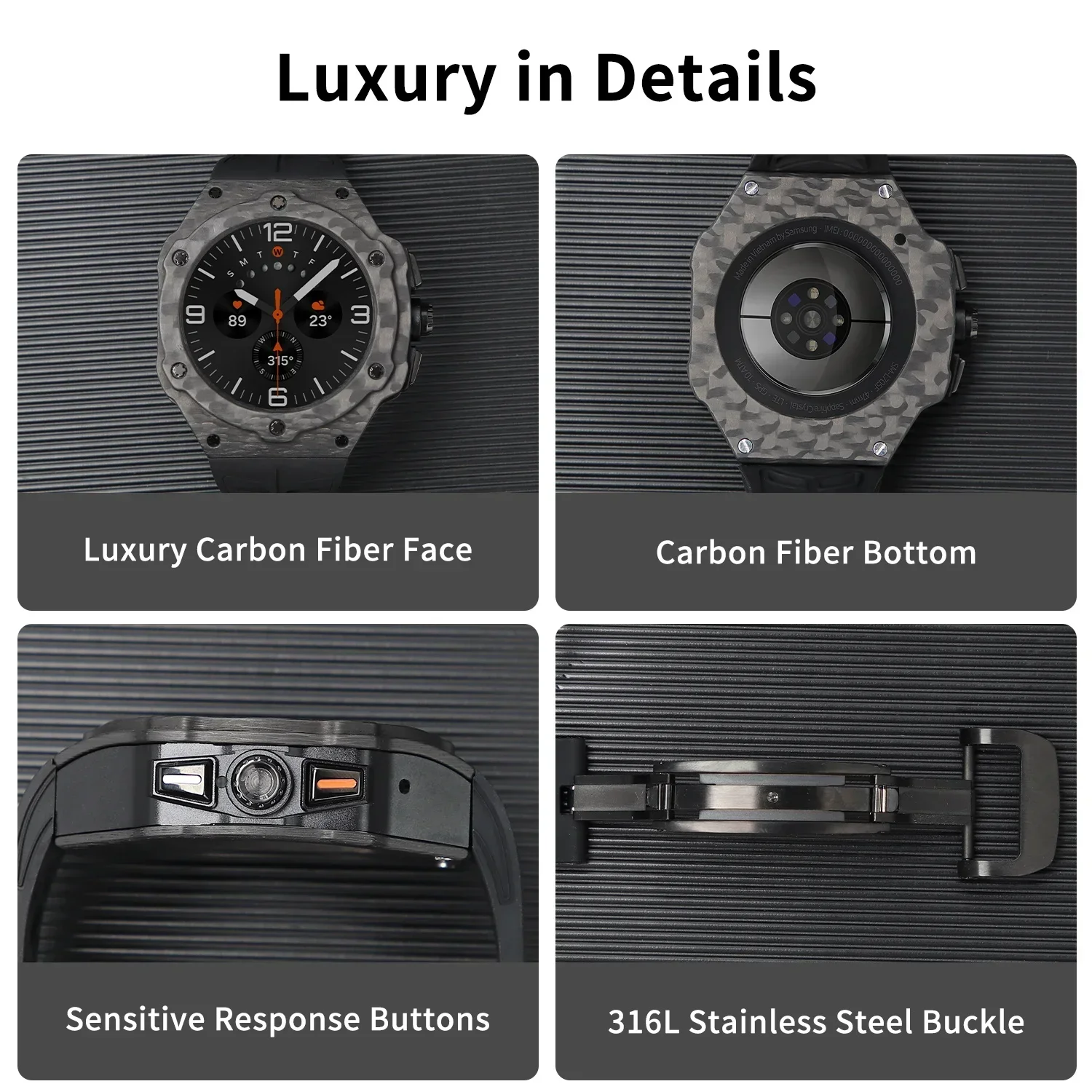 Роскошный модификационный комп – обзор и цена Smartwatch Luxury Watches