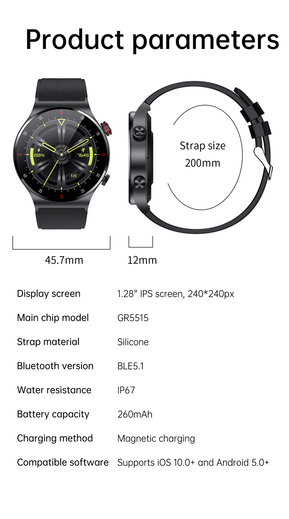 Смарт-часы Ulefone Armor X7 Pr – обзор и цена Watch X7