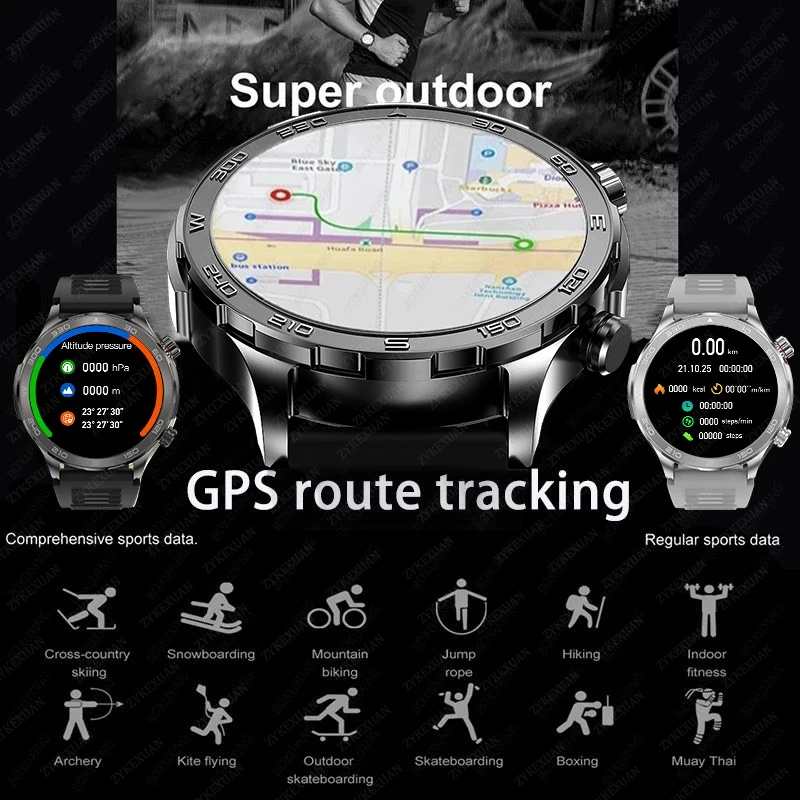 Новые умные часы с GPS-трекеро – обзор и цена Smartwatch Watches For Men