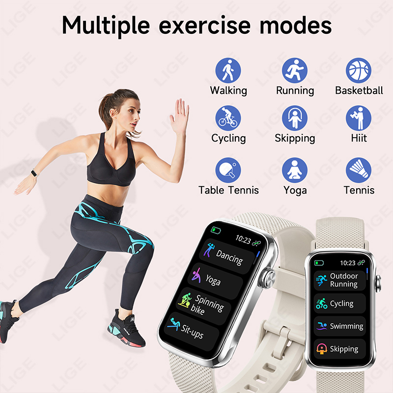 LIGE Модные женские новые умны – обзор и цена Smartwatch Ladies Watches For Women