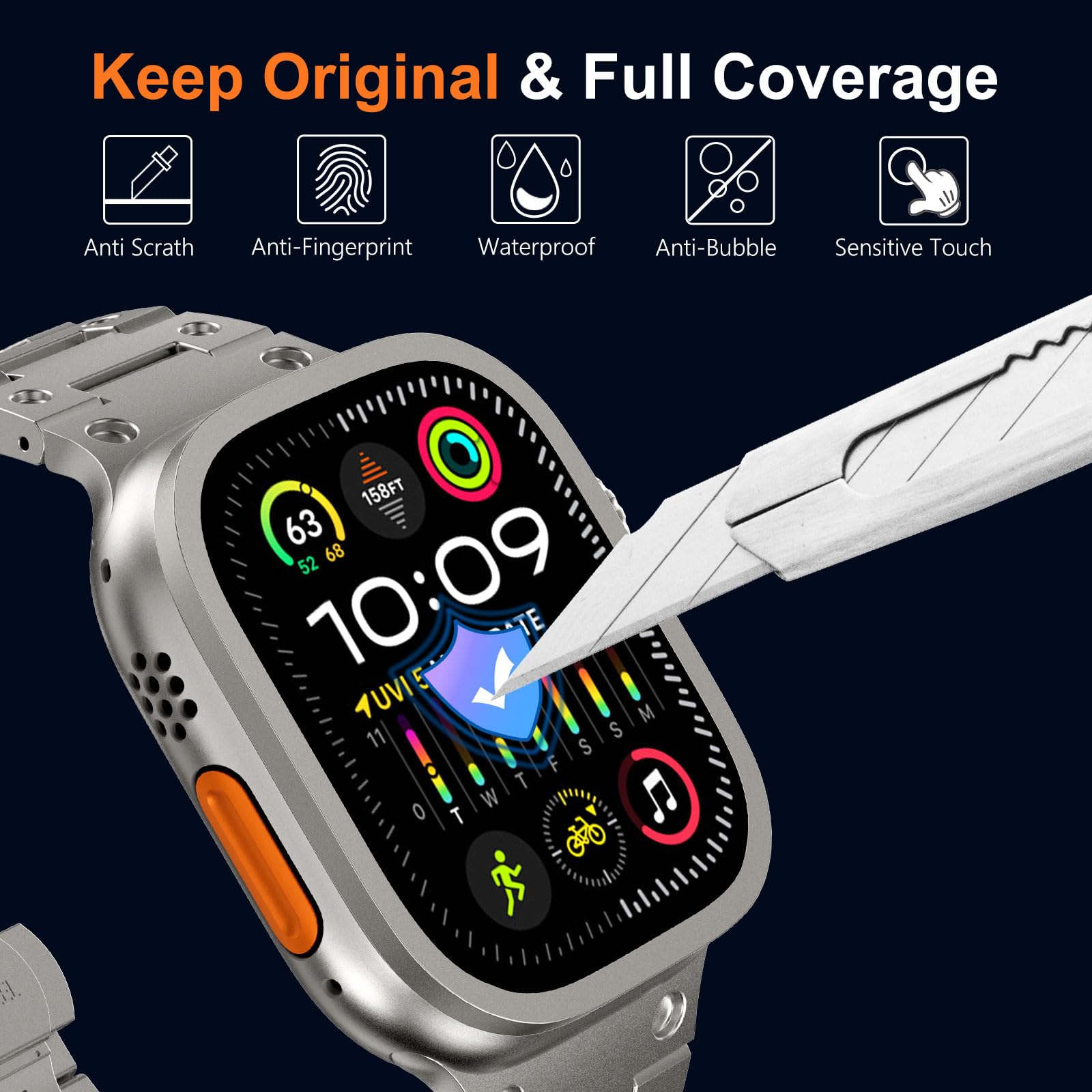 Закаленное стекло для Apple Wa – обзор и цена Smartwatch Watches For Men