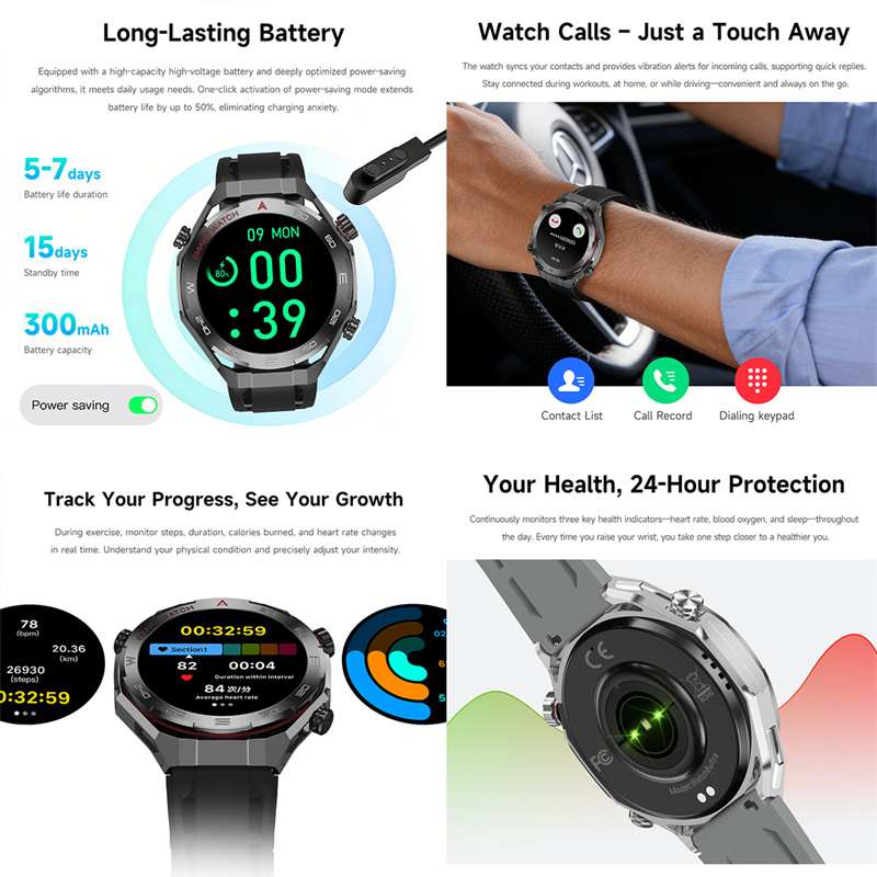 Новые умные часы Watch6 Ultra  – обзор и цена Smartwatch Watches For Men With Gps