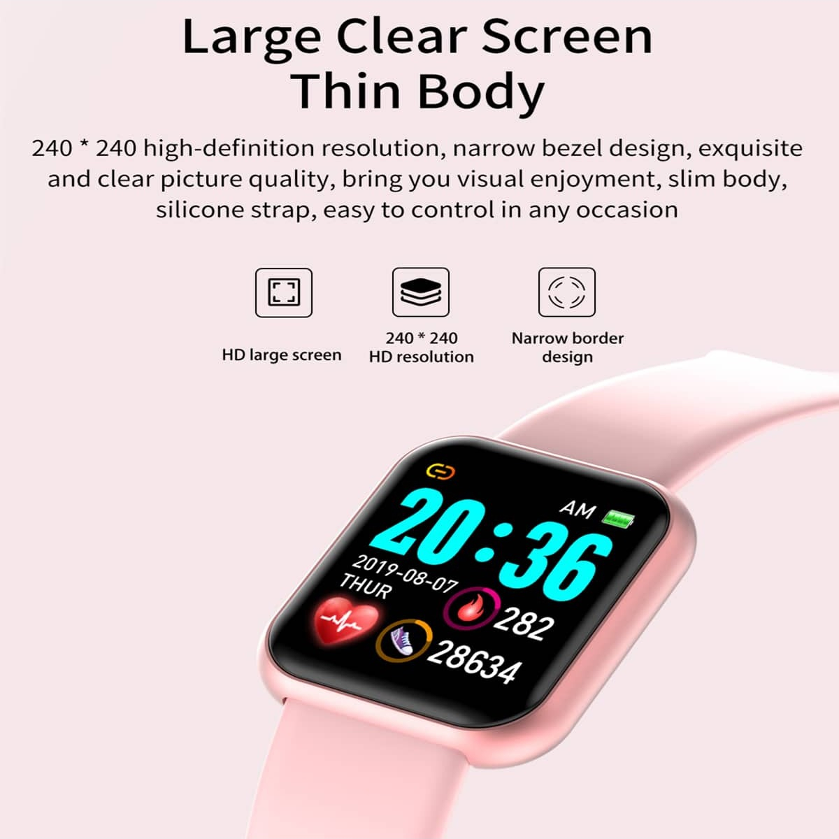 Смарт-часы Y68 D20 мужские, ум – обзор и цена Smartwatch Watches For Kids