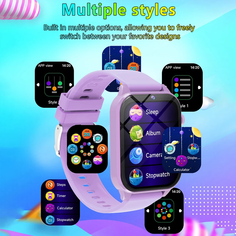 Детские игровые умные часы с ф – обзор и цена Smartwatch Watches Gift For Girls