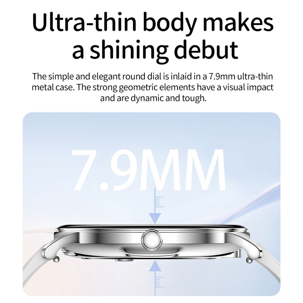 Ультратонкие умные часы AMOLED – обзор и цена Smartwatch Ladies Watches For Women