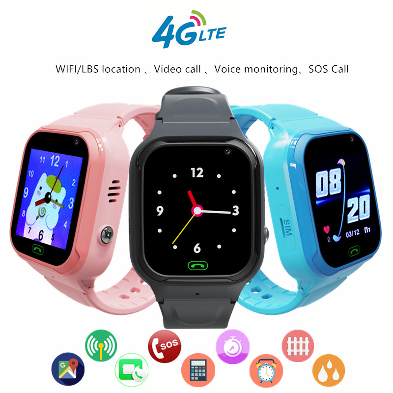 4G Детские Смартфонные Часы Ви – обзор и цена Smartwatch Digital Watches For Kid Boy With Alarm