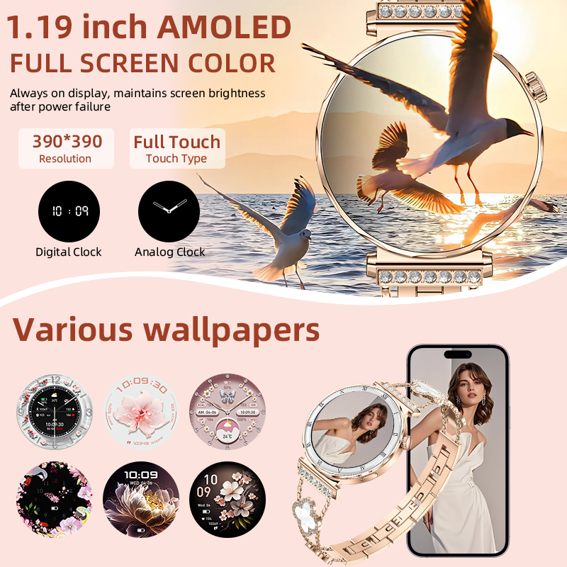 Новые женские умные часы LIGE  – обзор и цена Smartwatch Ladies Watches For Women