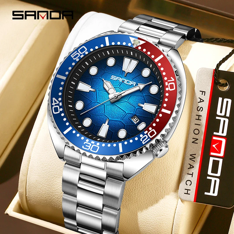 SANDA Роскошные модные мужские – обзор и цена Smartwatch Luxury Watches