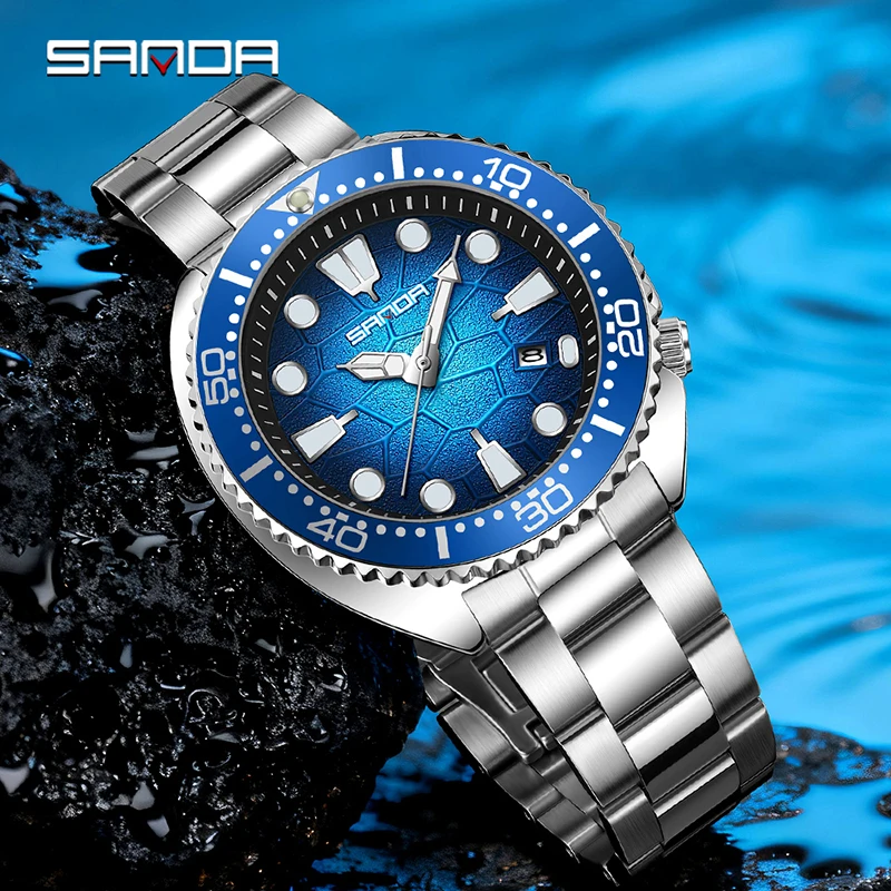 SANDA Роскошные модные мужские – обзор и цена Smartwatch Luxury Watches