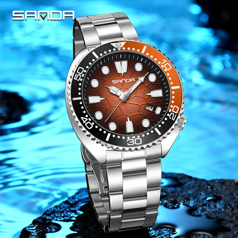 SANDA Роскошные модные мужские – обзор и цена Smartwatch Luxury Watches