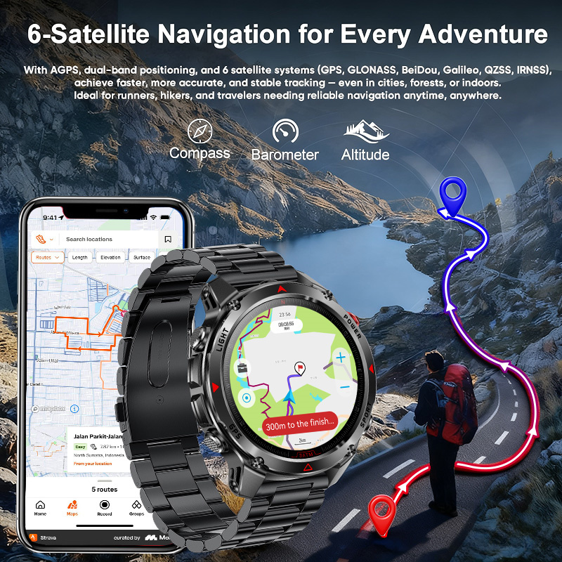 T-Rex 3 Pro Смарт-часы AGPS во – обзор и цена Smartwatch Watches For Men With Gps