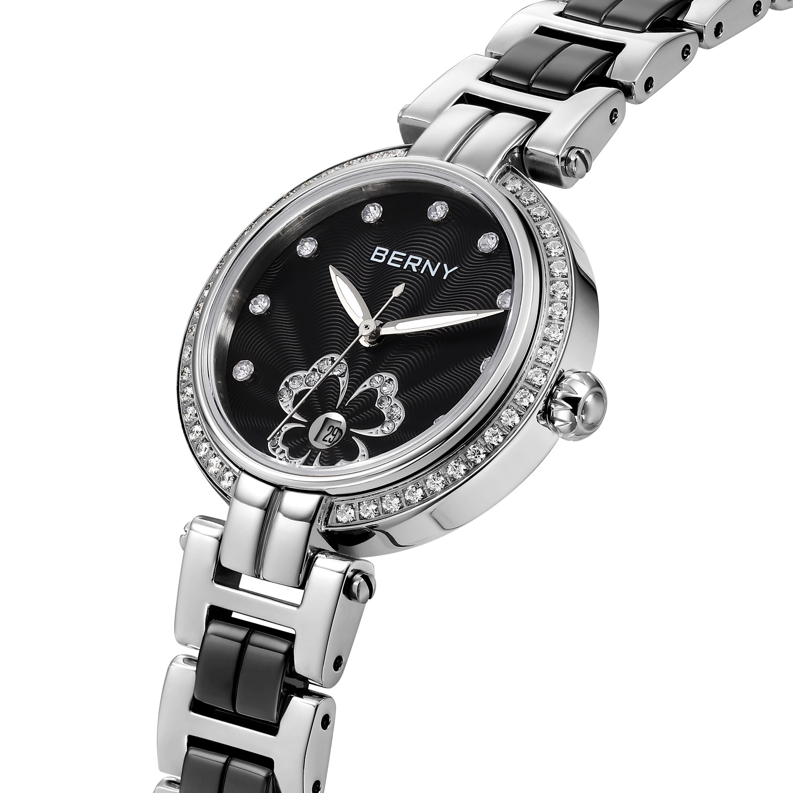 BERNY женские часы высокого ка – обзор и цена Luxury Ceramic Watch