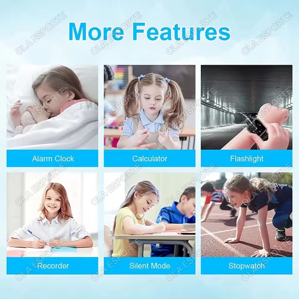 Новые умные часы для детей, во – обзор и цена Smartwatch Digital Watches For Kid Boy With Alarm