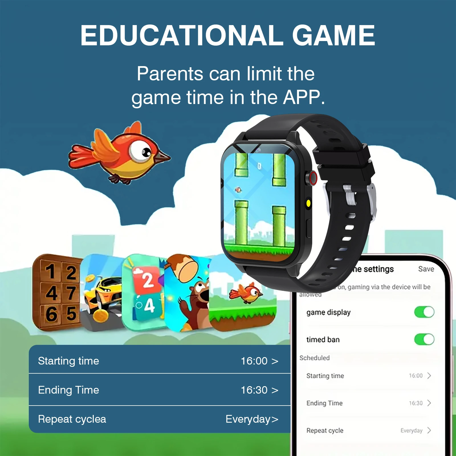 Детские умные часы 18, игровая – обзор и цена Smartwatch Watches Gift For Girls
