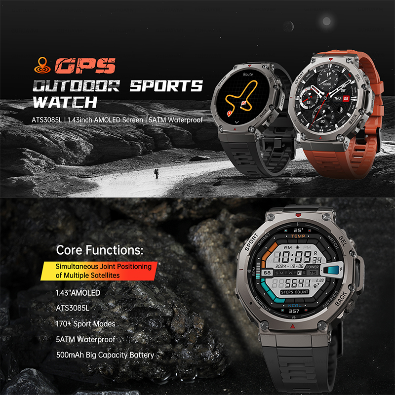 Популярные новые военные смарт – обзор и цена Smartwatch Watches For Men With Gps