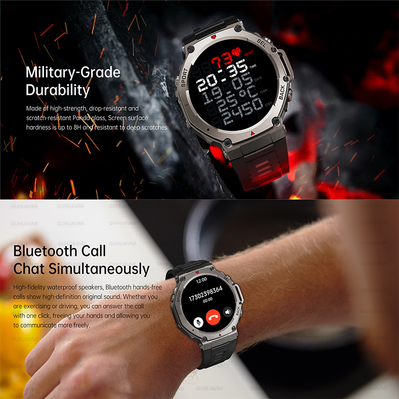 Популярные новые военные смарт – обзор и цена Smartwatch Watches For Men With Gps