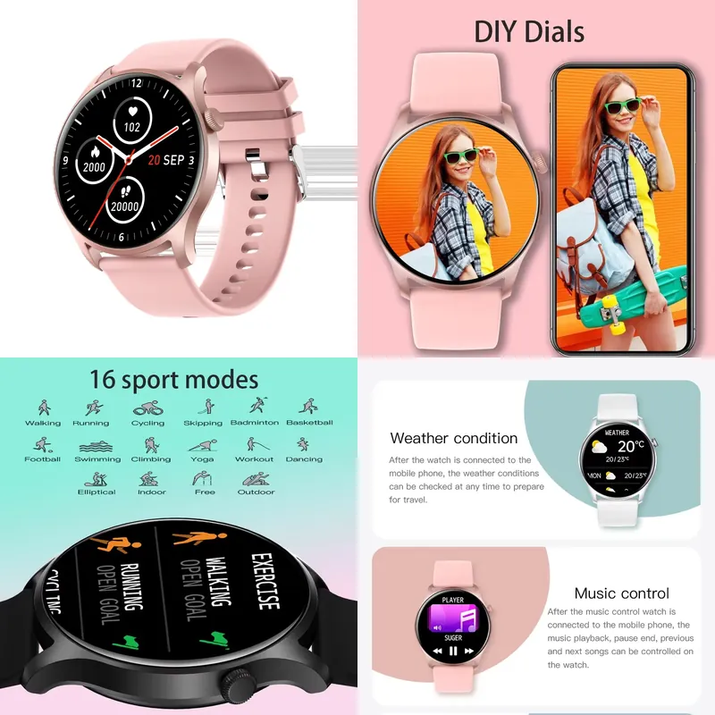 Умные часы SENBONO MAX8 для му – обзор и цена Smartwatch Watches For Men