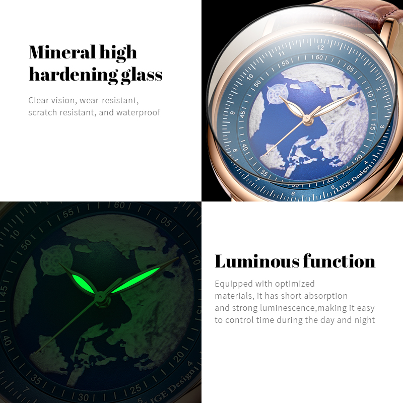 Мужские наручные часы LIGE 202 – обзор и цена Smartwatch Luxury Watches
