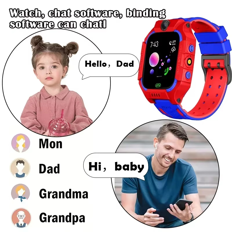 Детские смарт-часы Lenov 5G с  – обзор и цена Smartwatch Watches Gift For Girls
